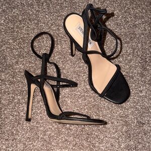 Steve Madden Black Strappy Sandals